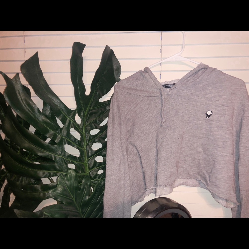 Grey Alien head sweatshirt